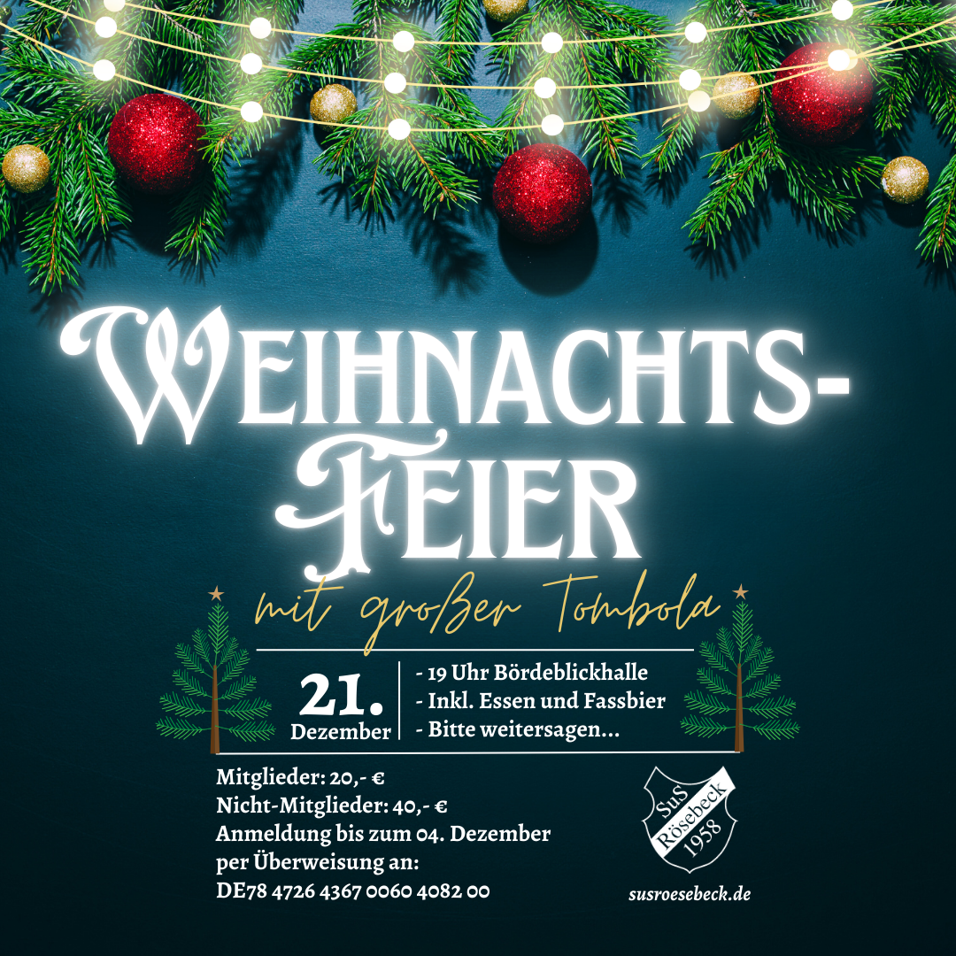 Weihnachtsfeier 2024